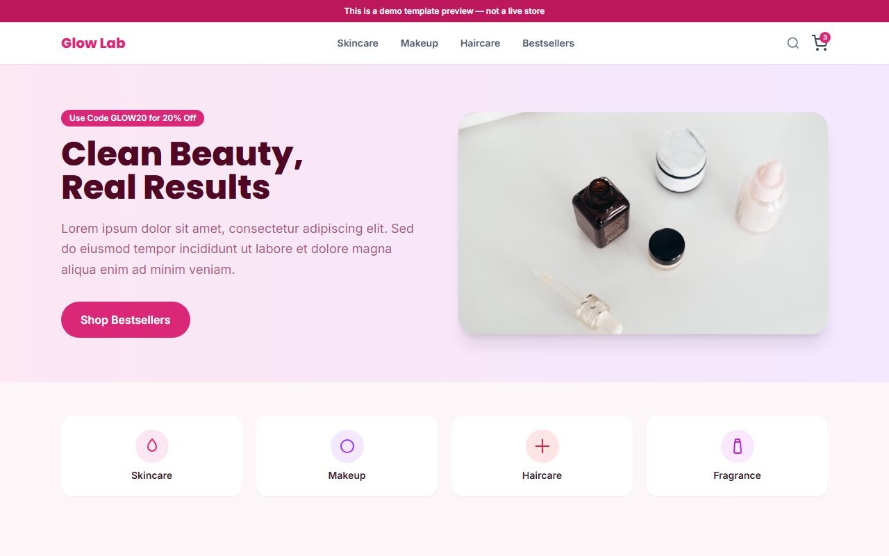Beauty & Skincare Store preview